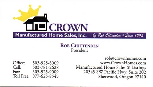 Crown Manufactured Homes Sales 1